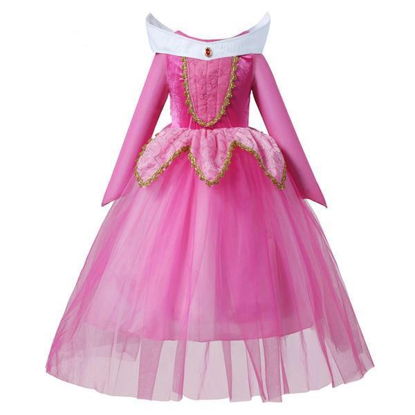 Princess Cosplay Dresses Aurora Costume Pink