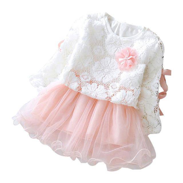 Princess Party Baby Girl Christmas Dress Pink