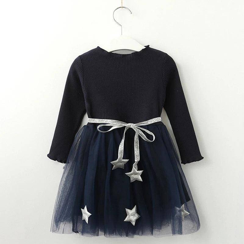 Princess Pentagram Stylish Dresses Navy blue
