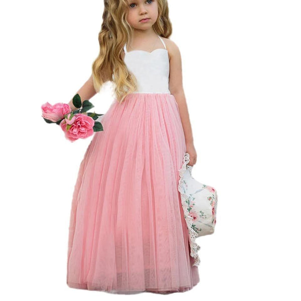 Princess Flower Wedding Party Gown Dress