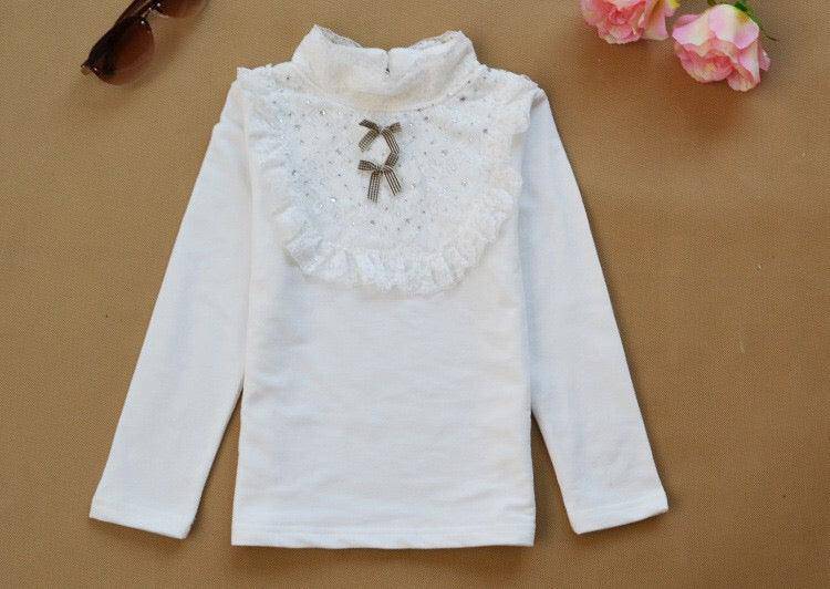 Rose Girls Long Sleeve Blouse Dress Clothes
