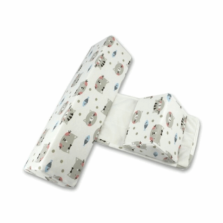 Baby Positioning Anti-rollover Sleeping Pillow Gray cat
