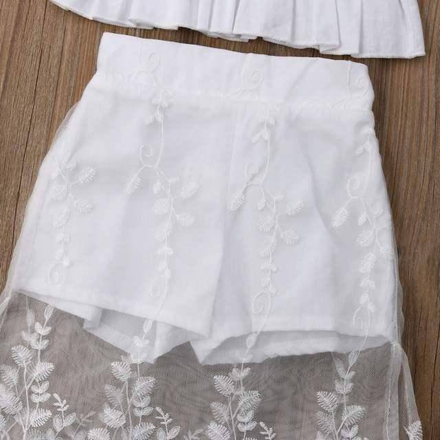 Short Sleeve White Top Long Skirt Outfit