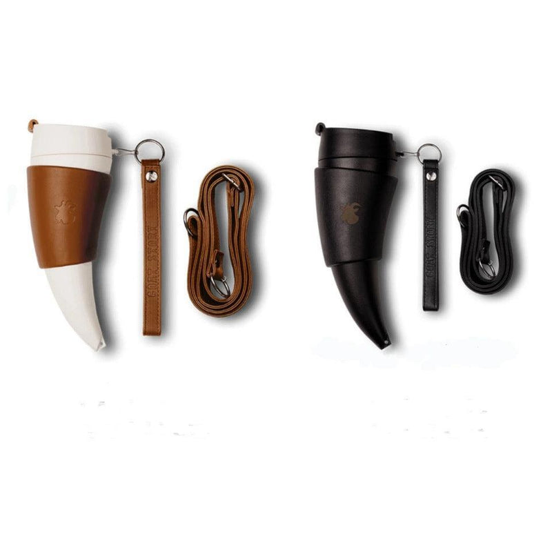 Stainless Steel Goat Horns Coffee Mug 230ML Cup