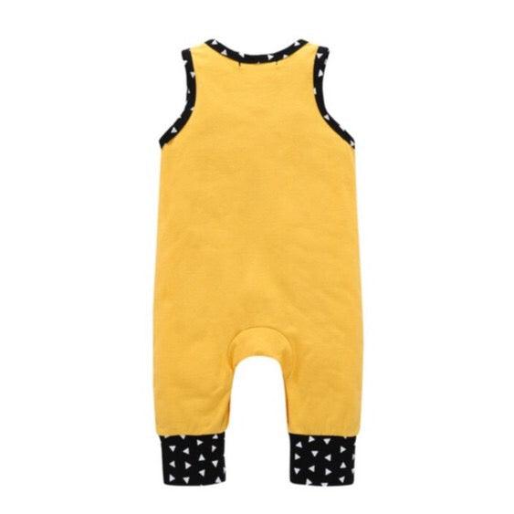 Summer Adventurer Yellow Romper