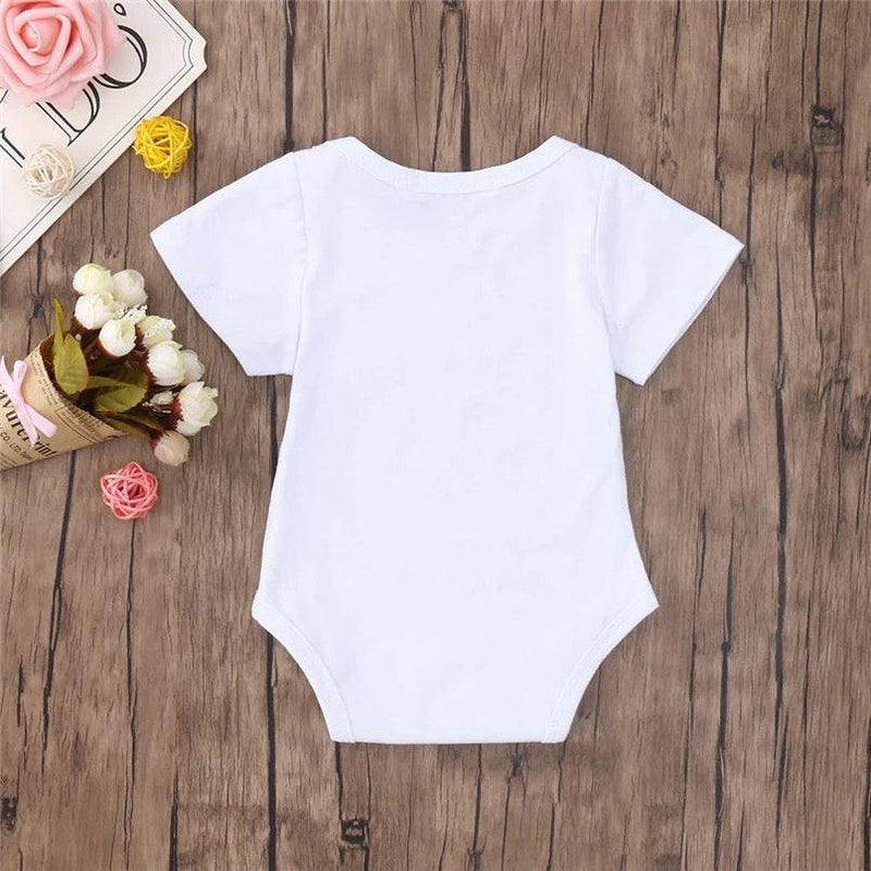 Summer Baby Boy Girl Letter Jumpsuit