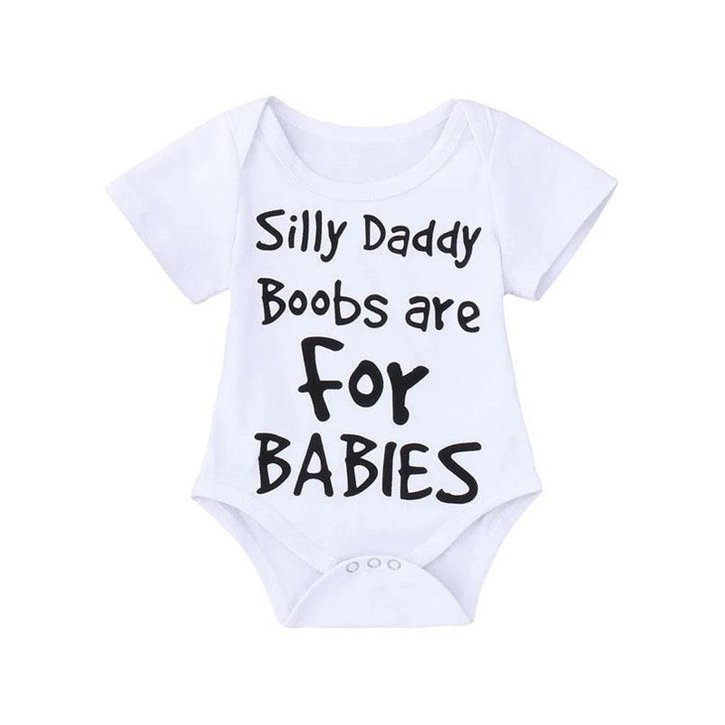 Summer Baby Boy Girl Letter Jumpsuit