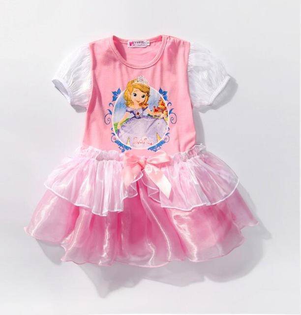 Summer Baby Girl Princess Dress Khaki