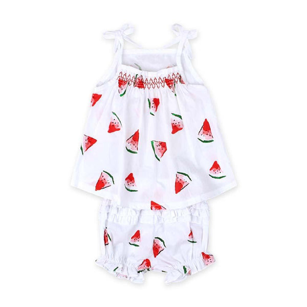 Summer Baby Girl Watermelon Printed Clothes