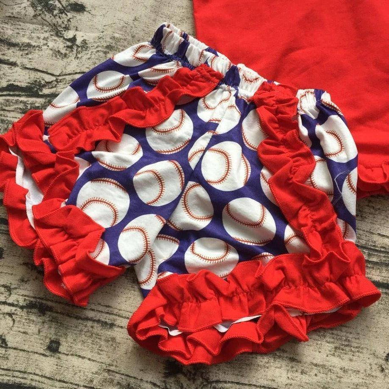 Summer Girls Kid Ruffles Cotton Outfit