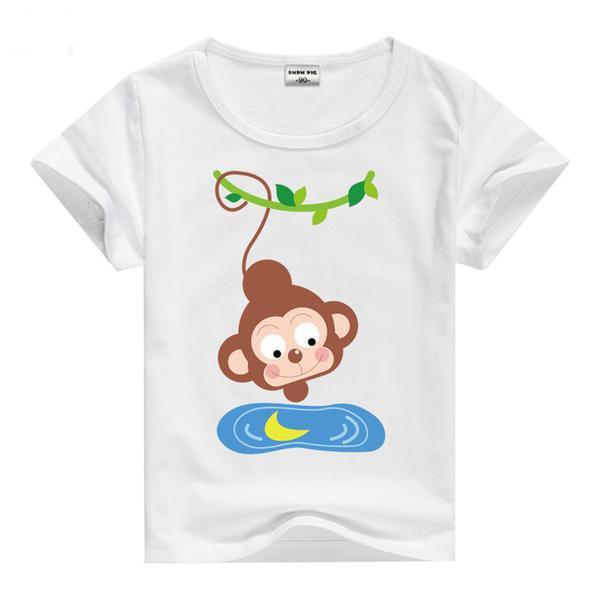 Summer cotton tops short sleeve clothes Blue Brown