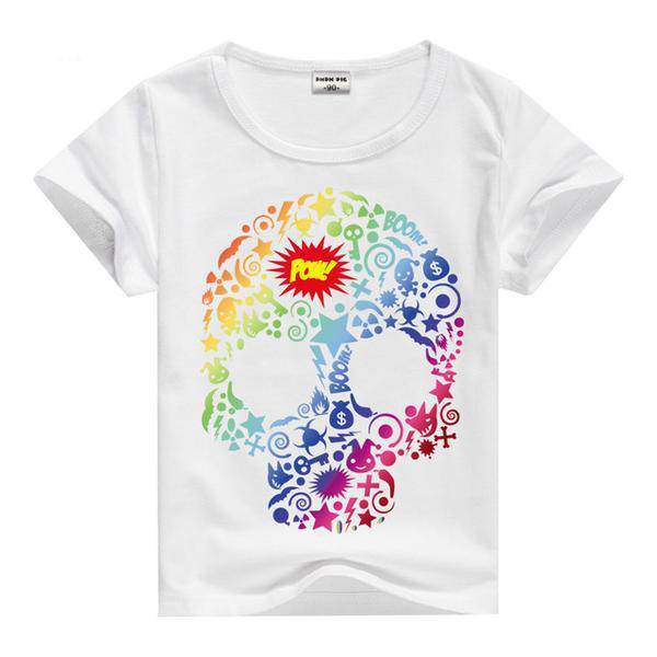 Summer cotton tops short sleeve clothes Pink Yellow
