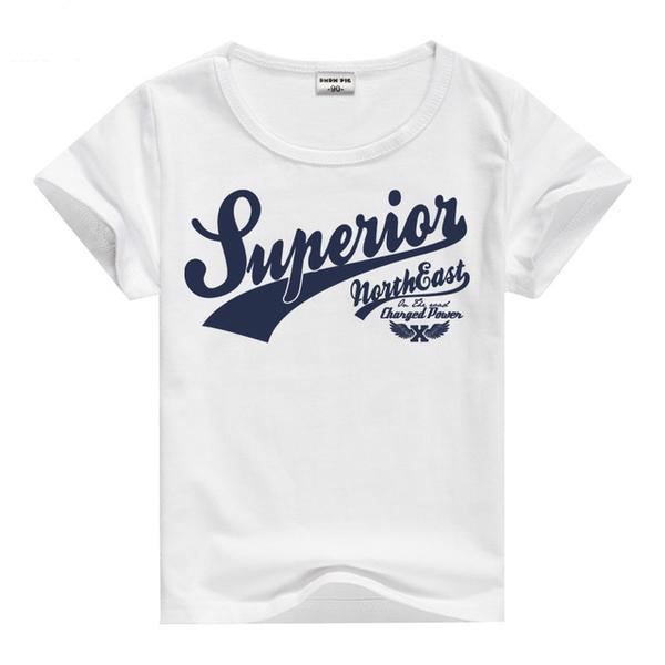 Summer cotton tops short sleeve clothes Navy Blue