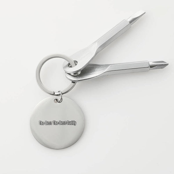The Best The Best Daddy Pocket Screwdriver Keychain
