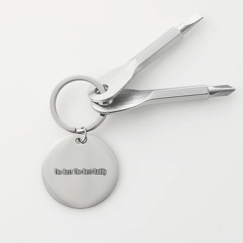 The Best The Best Daddy Pocket Screwdriver Keychain