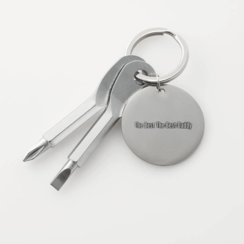 The Best The Best Daddy Pocket Screwdriver Keychain