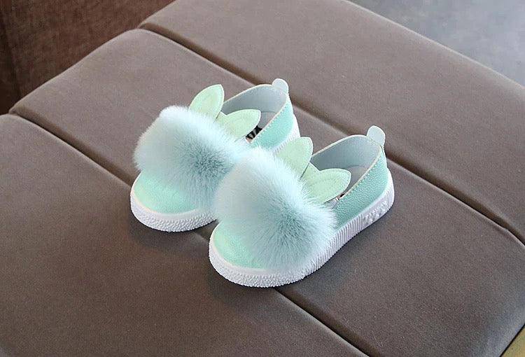 Toddler Baby Girls Rabbit Ear Shoes Blue