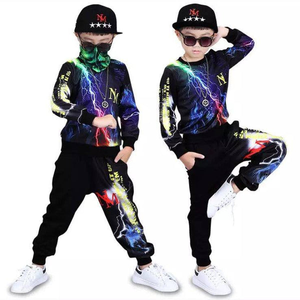 Toddler Boys Long Sleeve Hip Hop Outerwear Clothes
