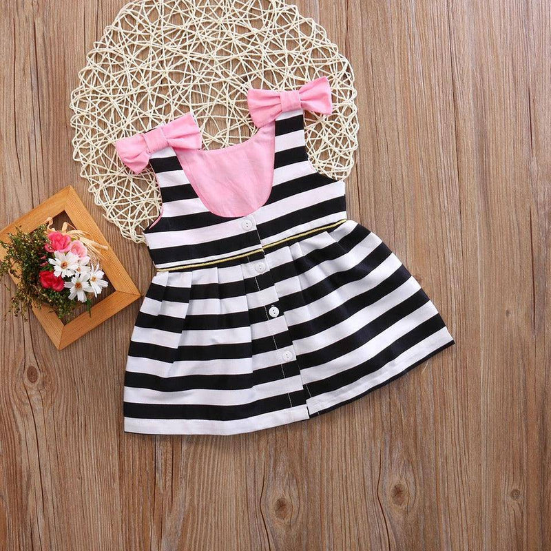Toddler Girls Baby Girl Striped Dress