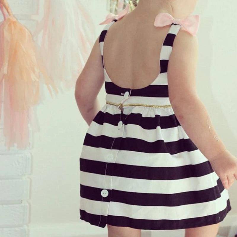Toddler Girls Baby Girl Striped Dress