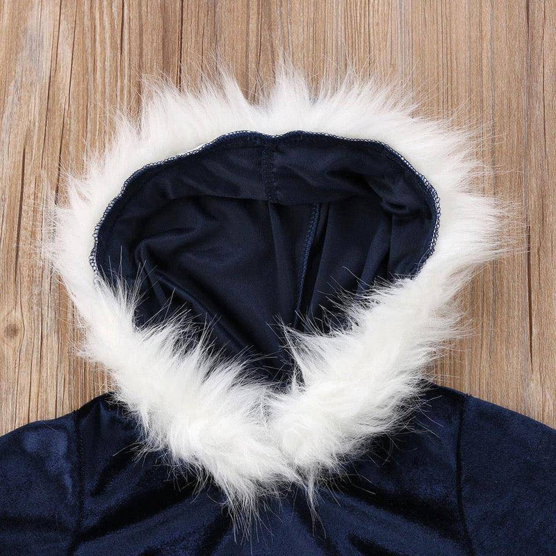 Toddler Girls Hooded Tops Tassels Short Outerwear Clothes