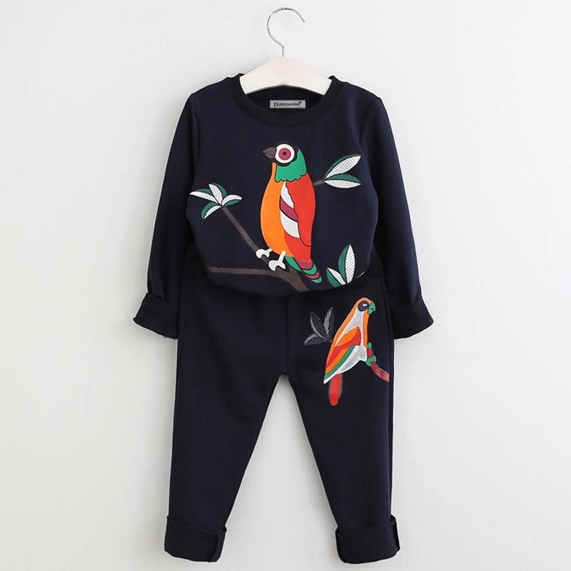 Toddler Girls Long Sleeve Tracksuit Clothes