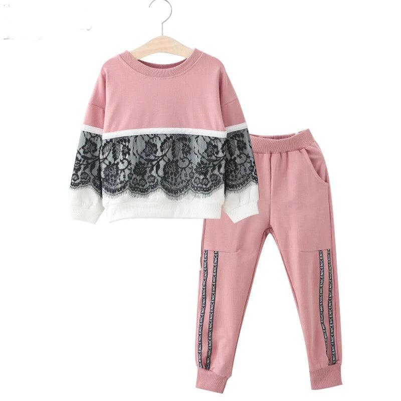 Toddler Girls Long Sleeve Tracksuit Clothes