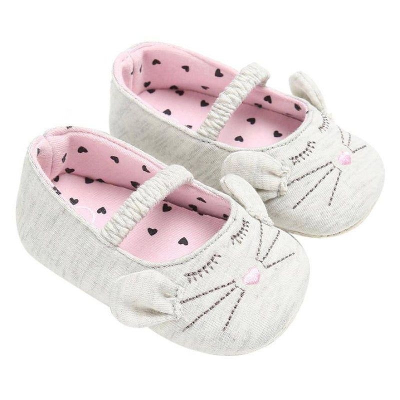 Toddler Girls Soft Cat Pattern Shoes