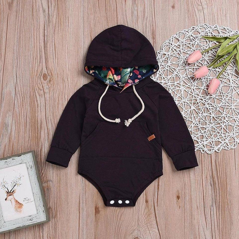 Unisex Baby Boys Girls Hooded Outerwear Jumpsuit Clothes