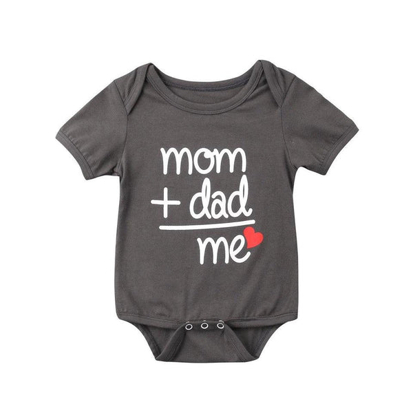 Unisex Baby Boys Girls Kawaii Bodysuit Clothes Black