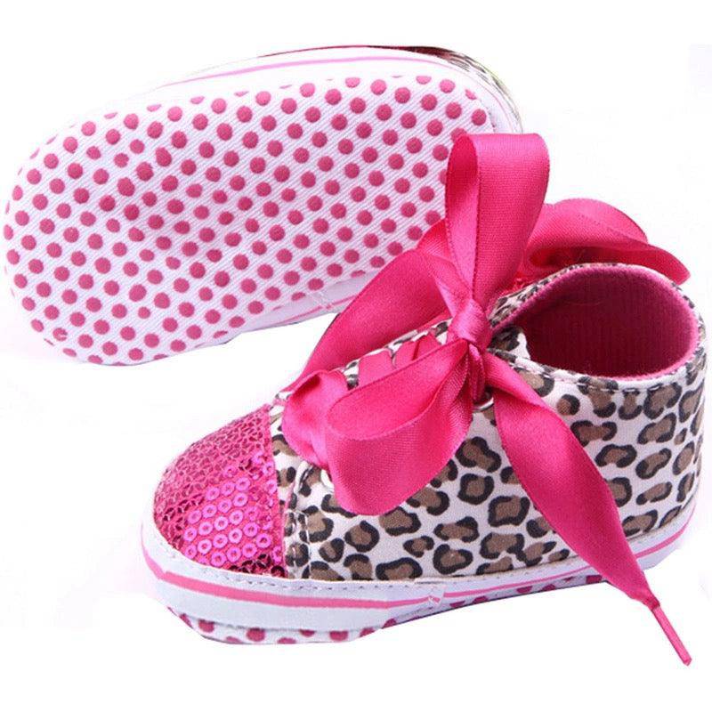 Unisex Floral Leopard Soft Sole Shoes Leopard