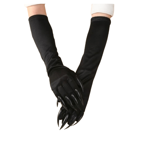Halloween Funny Vampire Claw Gloves Birthday Party Black