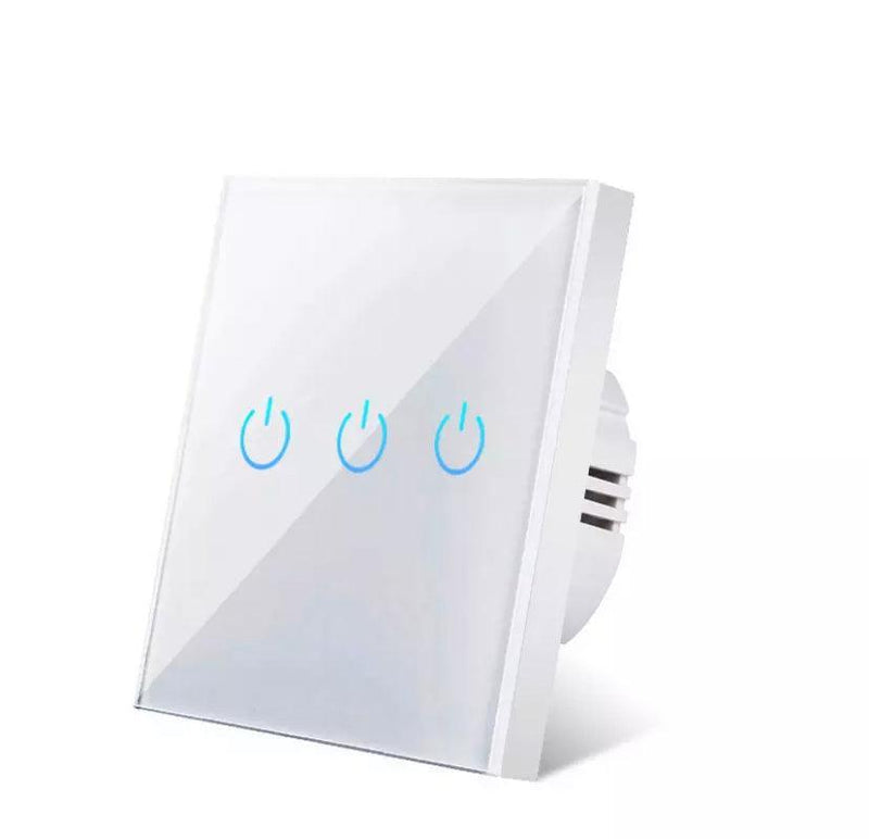 Wall Light Sensor White Crystal Glass Touch White 3