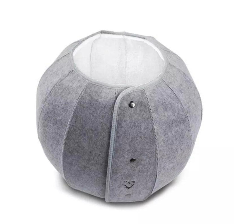 Warm Cat Tunnel Shell Pet Bed Multifunctional White