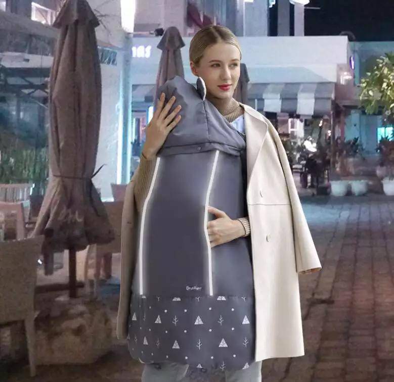 Warm Infant Mantle Baby Carrier Windproof Strap Cover