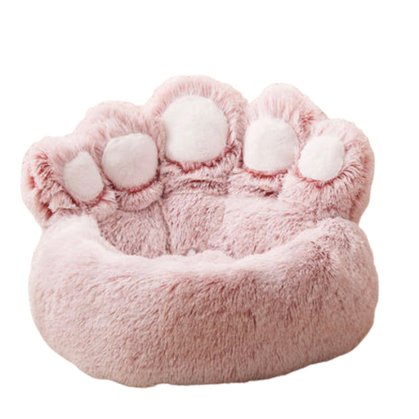 Warm Pet Paw Soft Comfortable Dog Sofa Mattress Pink