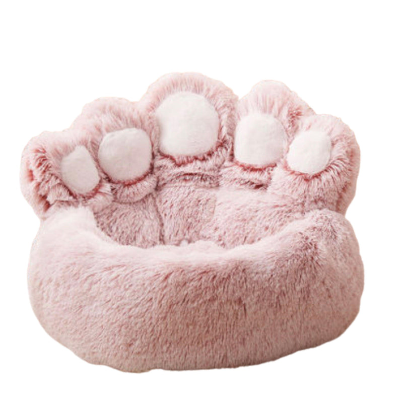 Warm Pet Paw Soft Comfortable Dog Sofa Mattress Pink