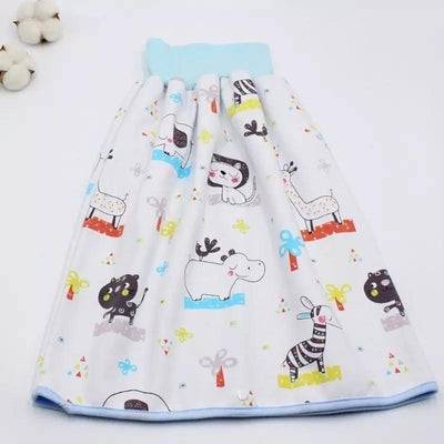 Infant Waterproof Diaper Skirt Washable Reusable Urine Pad Shorts Hippo