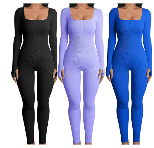 Women Skinny Yoga Jumpsuit Sports Playsuit