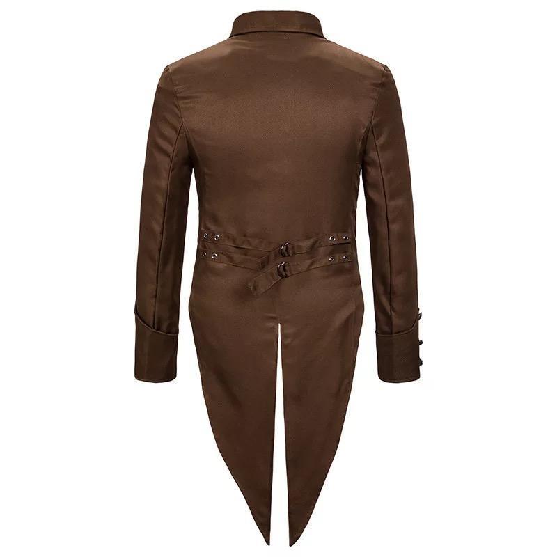 Women Swallowtail Lapel Tailcoat Jacket Suit
