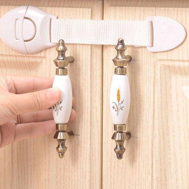 10pcs Cabinet Lockable Strap For Infant