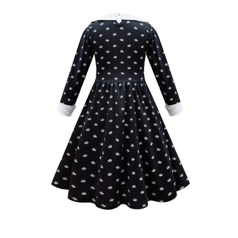 Addams Wednesday Uniform Cosplay Costume Dress