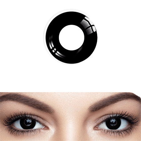 Colorful Contact Eye Lenses Anime Muticolor Black block