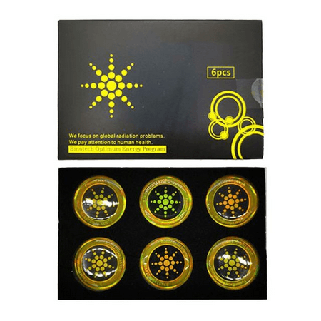 Mobile Phone Radiation Protection Sticker Gold