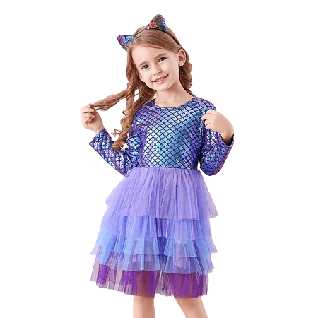 Princess Girl Birthday Wedding Party Dress