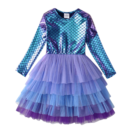 Princess Girl Birthday Wedding Party Dress