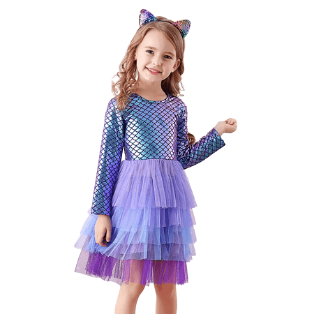 Princess Girl Birthday Wedding Party Dress