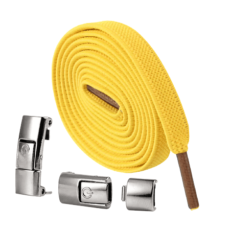 Universal Press Shoelace Lock Sneakers Yellow